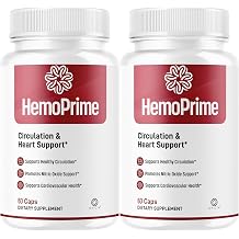 2 Pack HemoPrime Capsules - Official Hemo Prime Pills Advanced Premium Support for Maximum Strength with All Natural Ingredients Vitamins for Overall Health & Wellness, 120 Capsules for 2 Months
