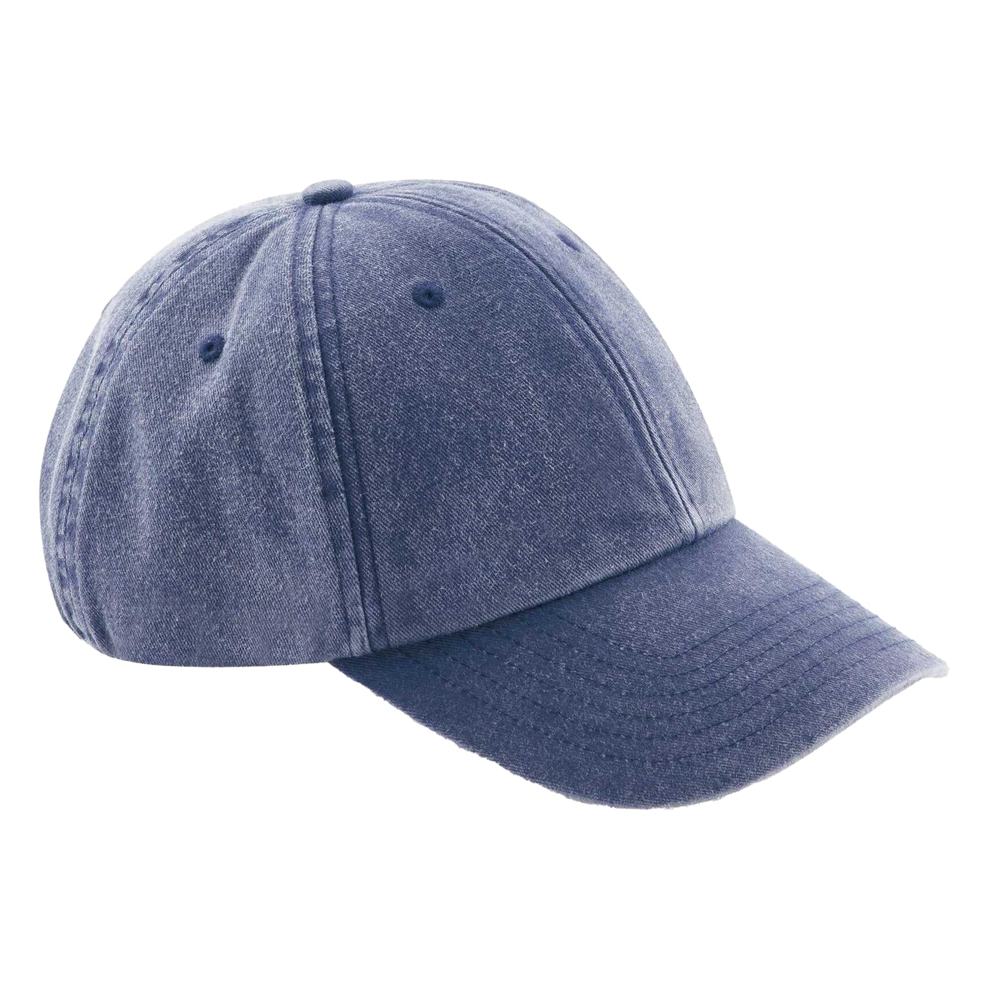Beechfield Junior Low Profile Vintage Cap - Vintage Denim