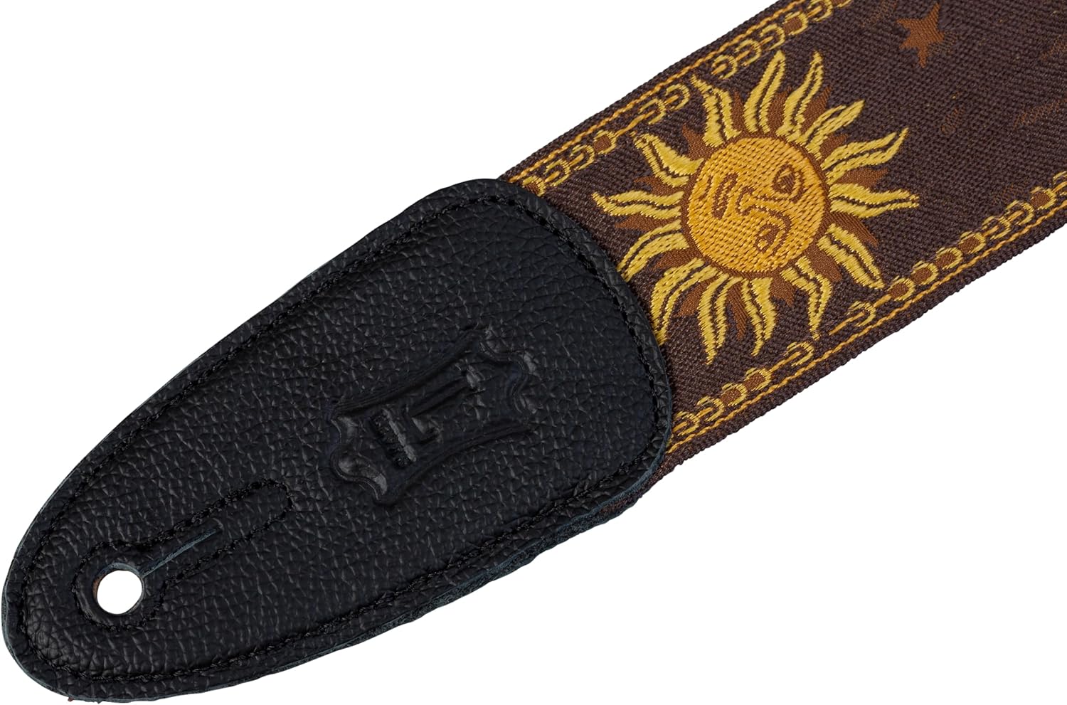 Levy's Leathers MPJG-SUN-BRN Acoustic Guitar Strap