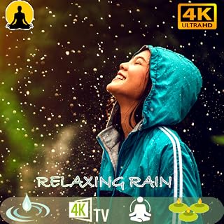 calming rain sounds Relax and Sleep with the Soothing Sounds of Rain Meditation ☔ to Reduce Stress,No Ads