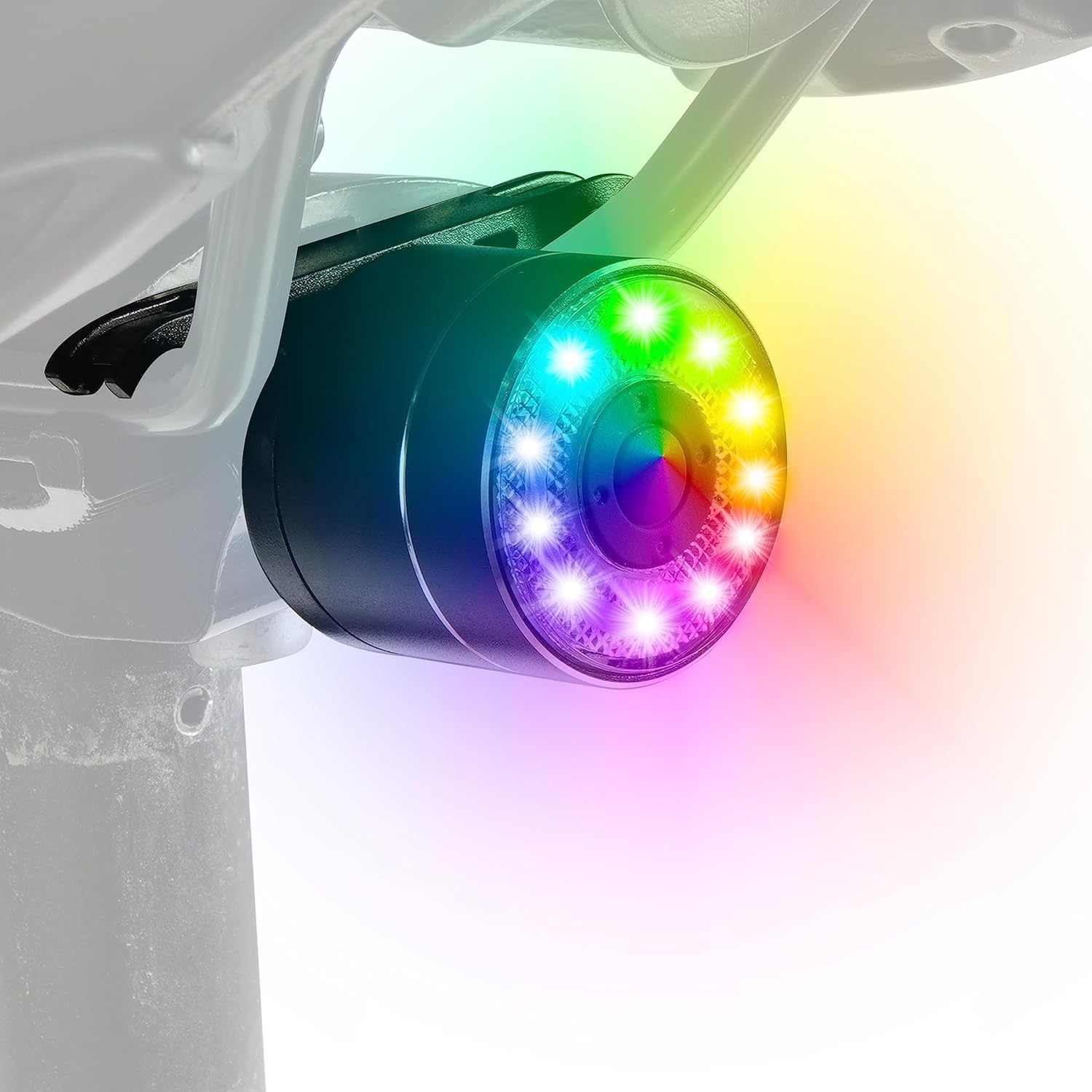 Himiway LED Bike Taillight Light Bike Light with Turn Signals(Remote Control) / Taillight(Colorful) / Taillight with Brake Sensor/Taillight with Alarm Horn Bicycle Light Waterproof USB Rechargeable