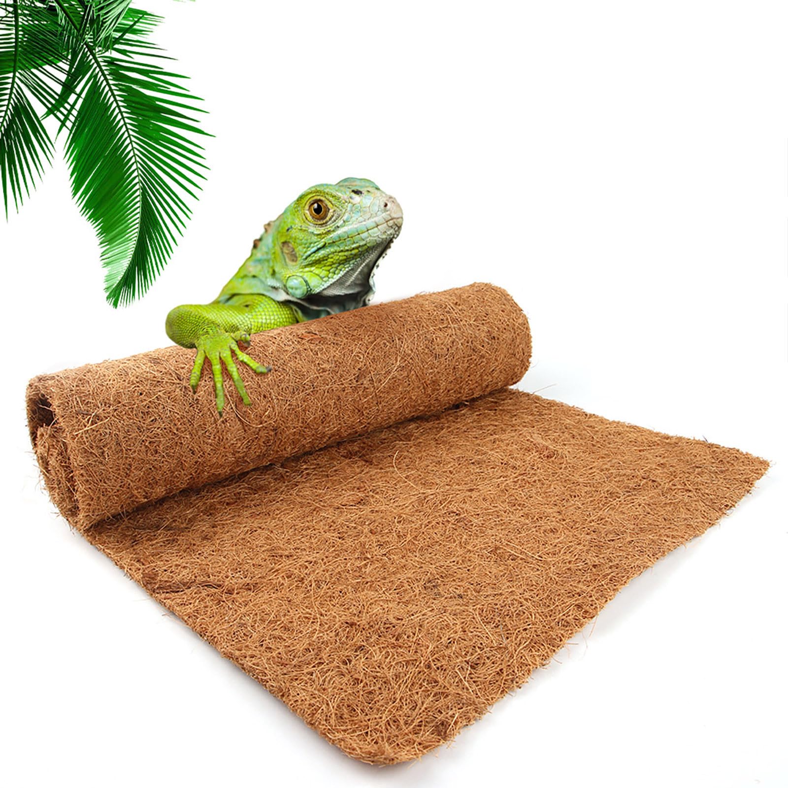 Cool Mat for Cats Coconut Liner Roll Three Sizes Natural Coconut Liners For Planter Flower Natural Fiber Mat Garden Decoration Animal Pet Pad Reptile Carpet