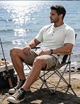 MAGCOMSEN Mens T-Shirt Henley Shirts with Amber Button Cotton Tees V Neck Rugular Fit Summer Short Sleeve Casual Tops