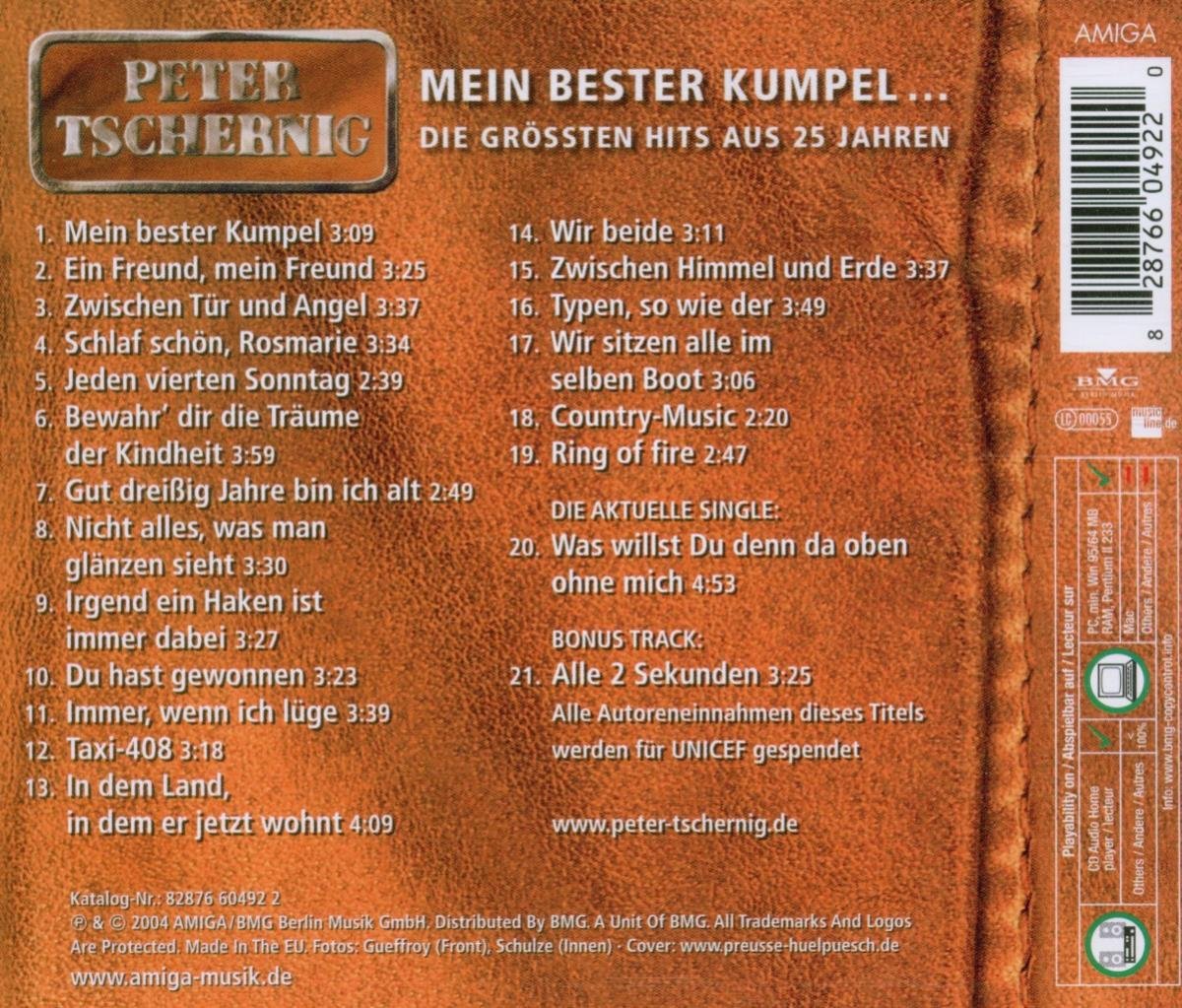 Mein bester Kumpel - Die größten Hits aus 25 Jahren