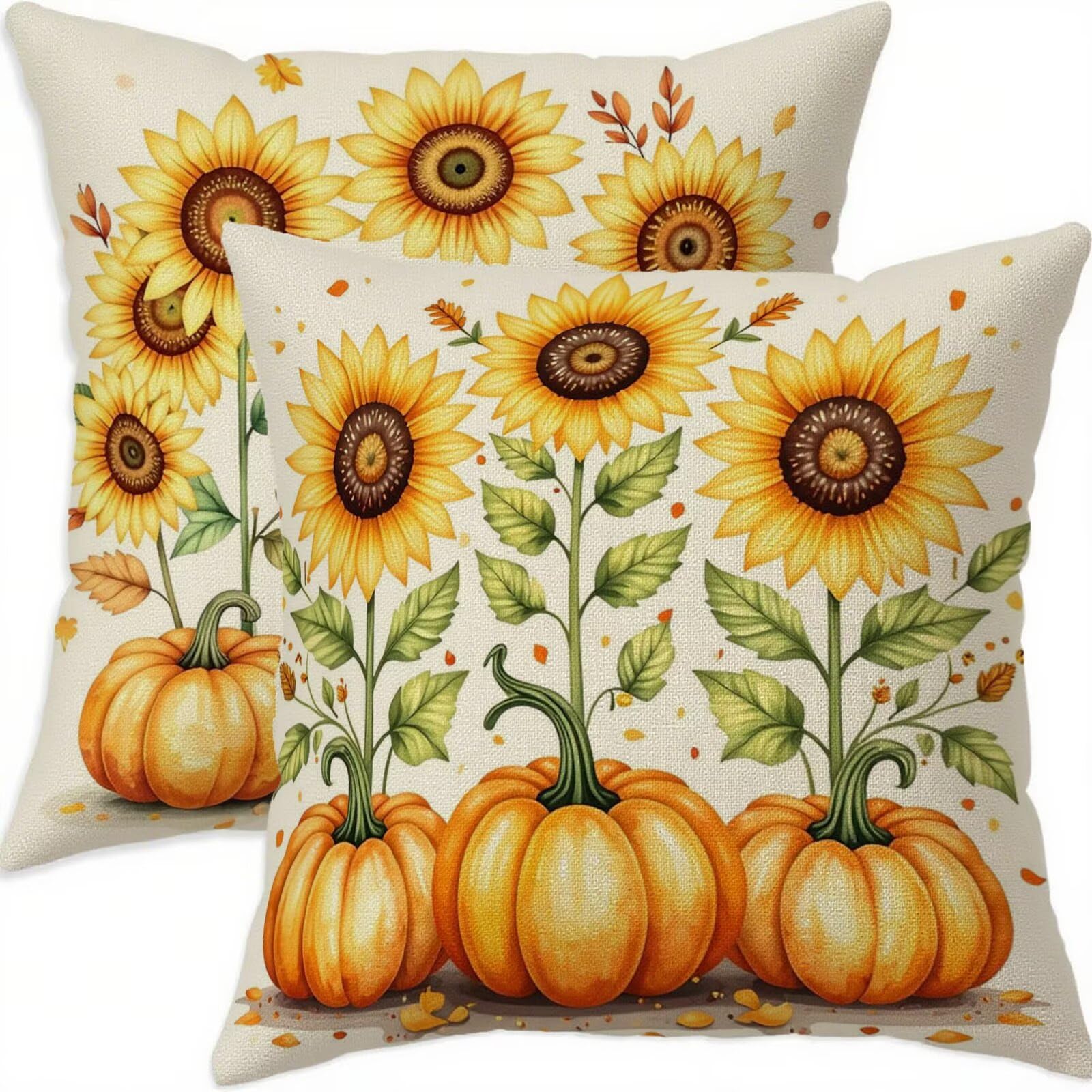 Housse coussin 80x80cm anti tache pour canapé et extérieur