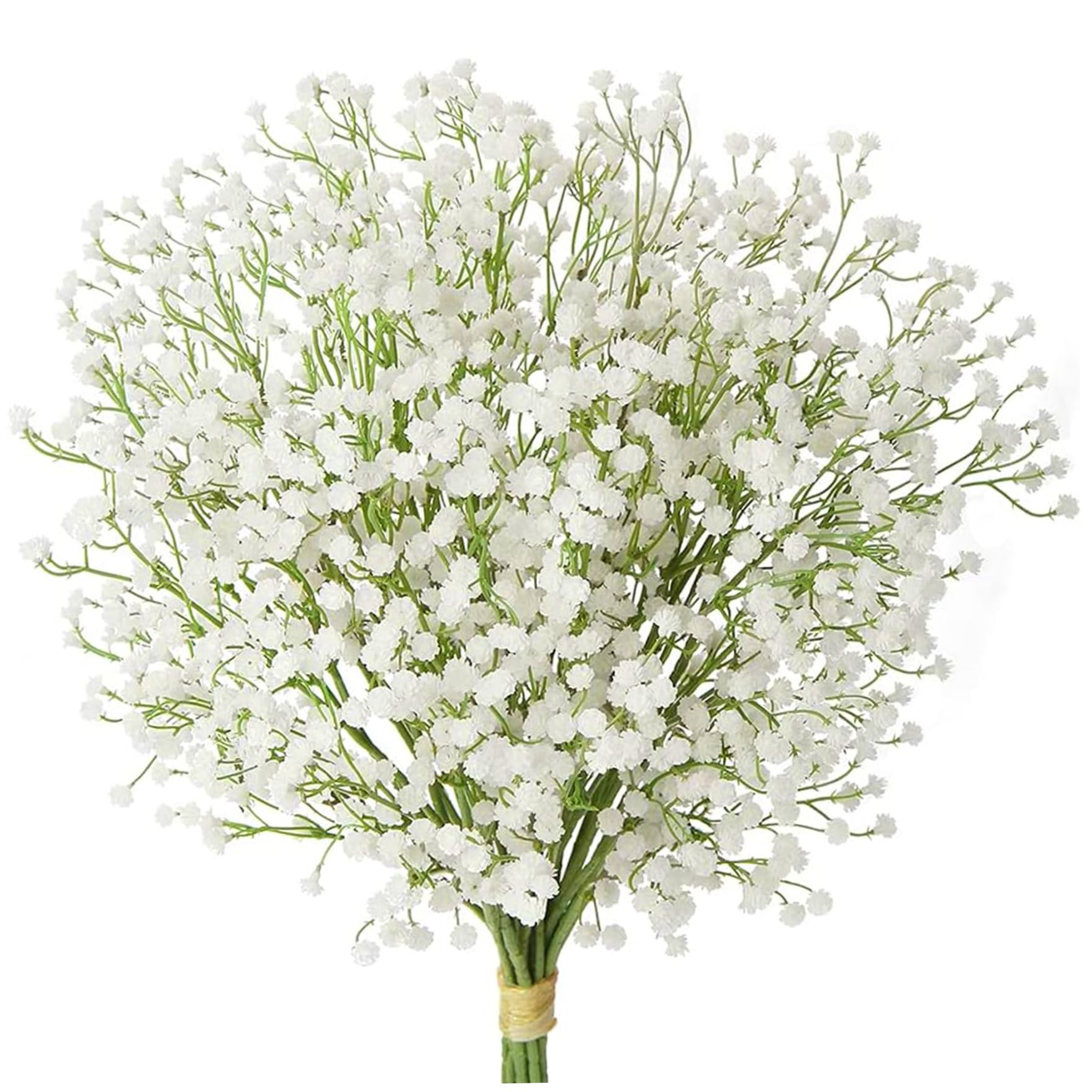 Fleurs de Souffle de bébé artificielles 24 pièces cadeau fête des mères et bouquet de mariée
