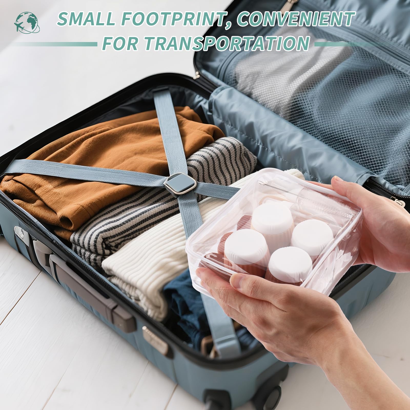 18 Pezzi Bottiglie da Viaggio in Silicone, Kit Viaggio Liquidi Riutilizzabili, Flaconi da Viaggio con Etichetta Possono Riempire Cosmetici, Articoli da Bagno e Altri Liquidi e Creme