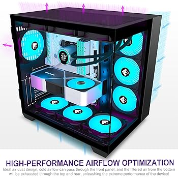 fafa - fafa PCケース Amazon.com: ZXFF Gaming Case, Mid-Tower M-ATX/ITX- PC Gaming