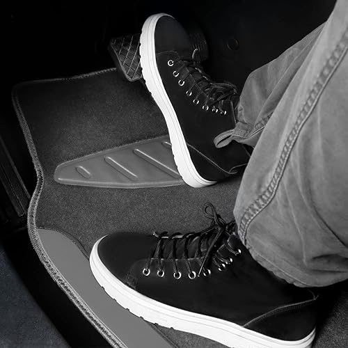 Miniatura 49 de CAR PASS Alfombrillas de cuero beige e impermeables para automóvil, alfombrillas universales para automóvil, aptas para SUV, camionetas, sedanes