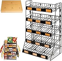 Vista 1 de Estante de exhibición de dulces ODOXIA Organizador de aperitivos para mostrador para tiendas y oficinas Soporte para patatas fritas y snacks