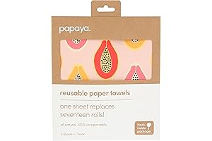 Papaya. Mod Papayas Reusable Paper Towels: Sustainably Clean