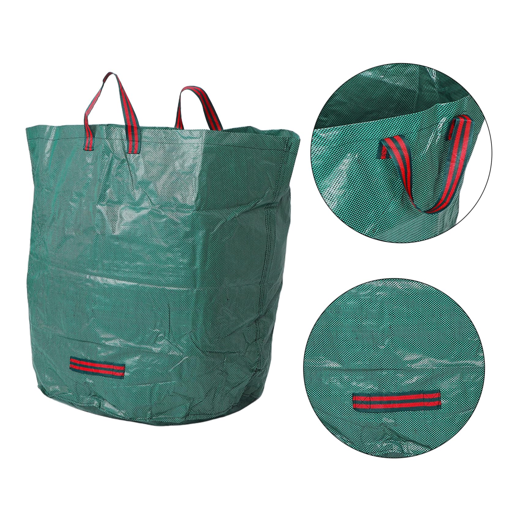 Bolsa para Residuos de Jardinería Reutilizable, Plegable, Verde, Gran
