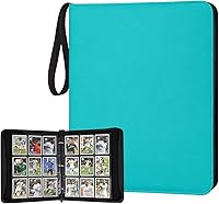 Vista 51 de Carpeta Mini de Tarjetas de 1 Bolsillo, Carpeta de Tarjetas Coleccionables de 80 Bolsillos, Álbum Pequeño Premium de Colección de Tarjetas