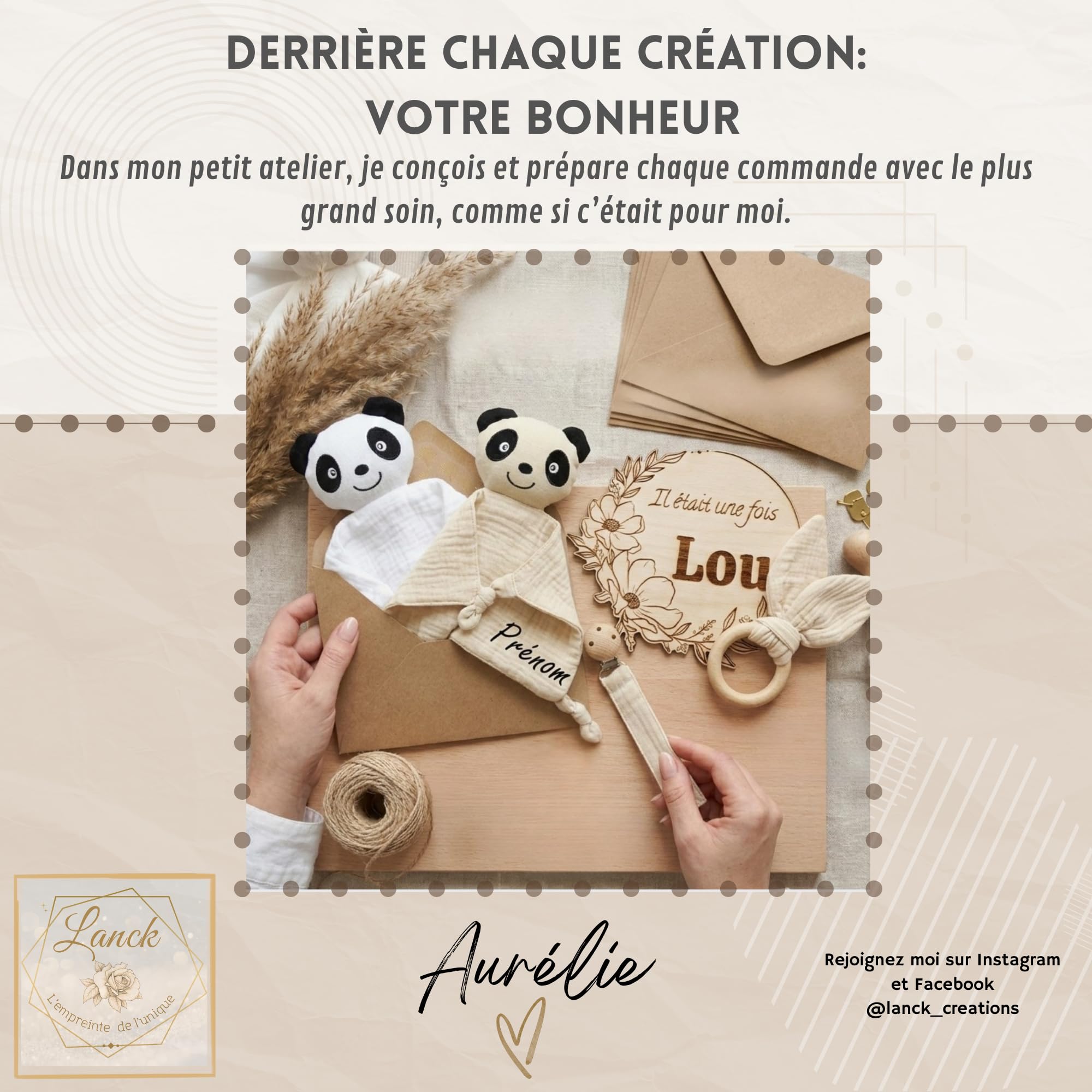 Plaque de Naissance Personnalisée en Bois - Carte Étape Annonce Bébé "Il était une fois" - Décoration Chambre Gravée 15cm - Cadeau de Naissance Unique