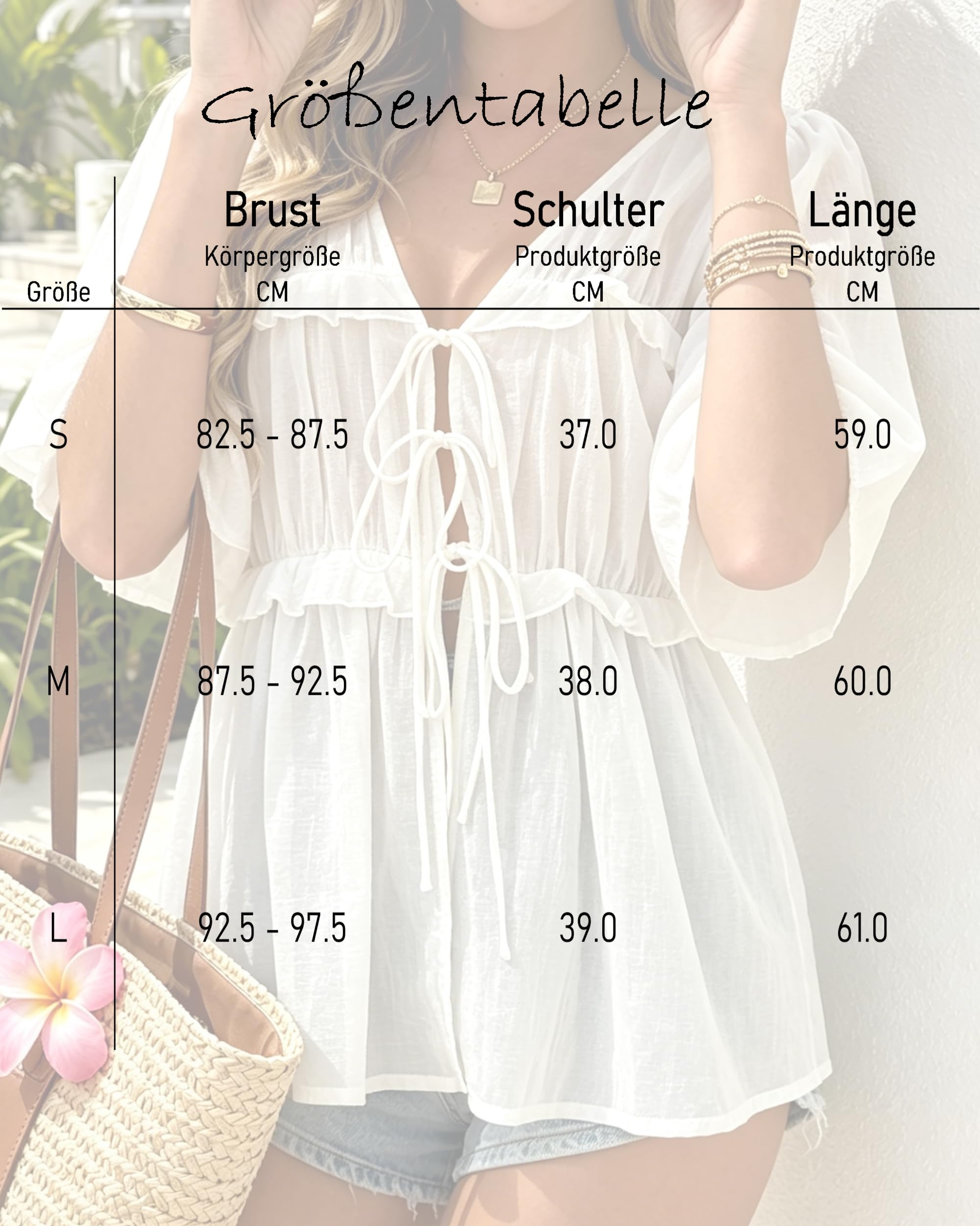 Navneet Camicia da donna in chiffon, a maniche corte, con scollo a V, trasparente, estiva