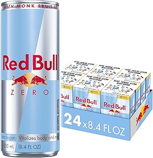 Zero Energy Drink, 8.4 fl. oz., with 80mg Caffeine, Taurine & B Vitamins, 6 Packs of 4 Cans, Pack of 24
