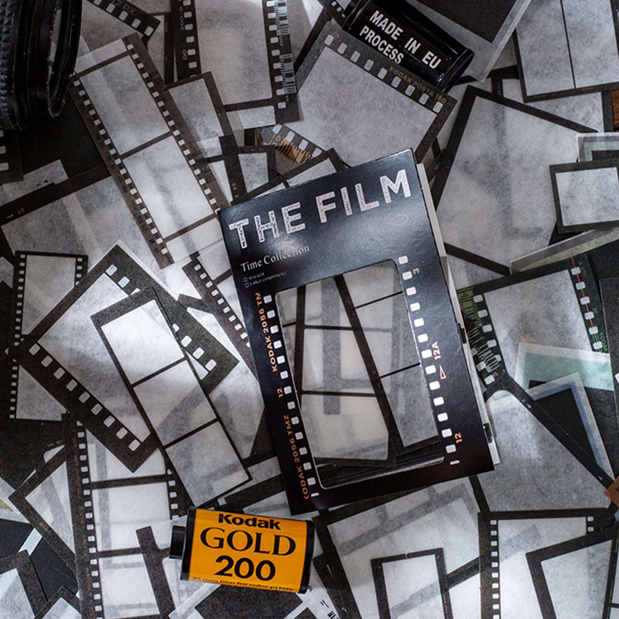 Amazon.co.jp: 映画フィルム映画 写真フィルムステッカー レトロ 和紙 