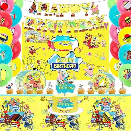 SpongeBob SquarePants Party Decoration Supplies