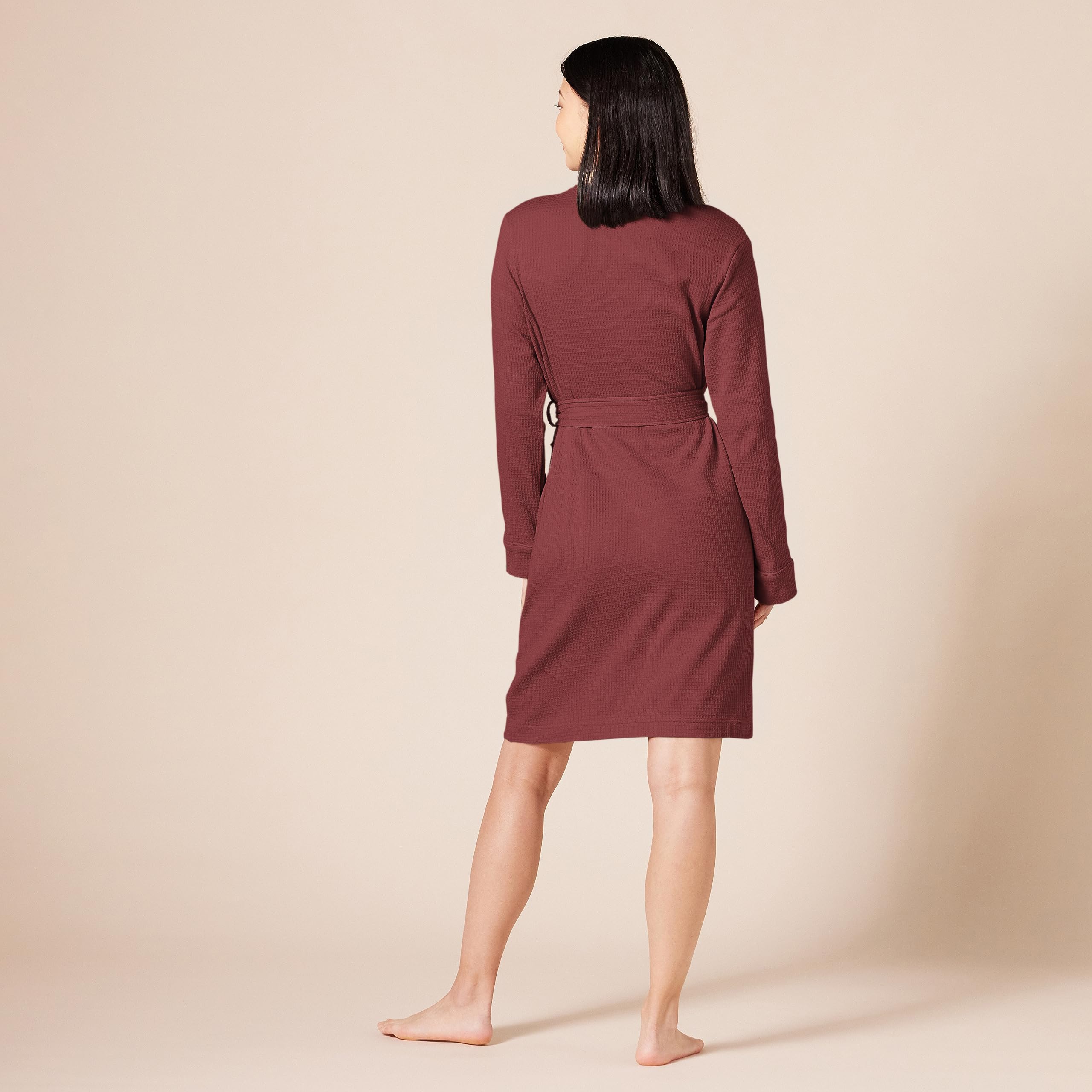 Amazon Essentials Accappatoio Leggero A Nido d'Ape (Taglie Forti Disponibili) Donna