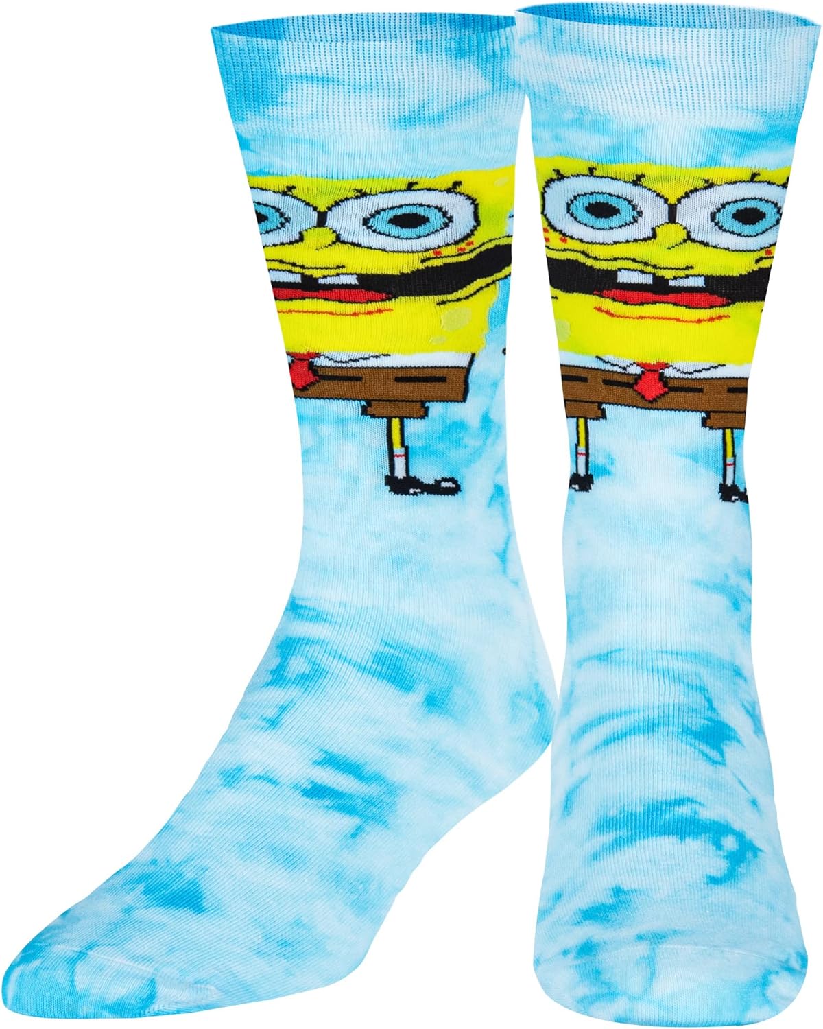 Odd Sox, Nickelodeon SpongeBob Cartoon Tie Dyed, Crew Socks for Men & Women - Image 2
