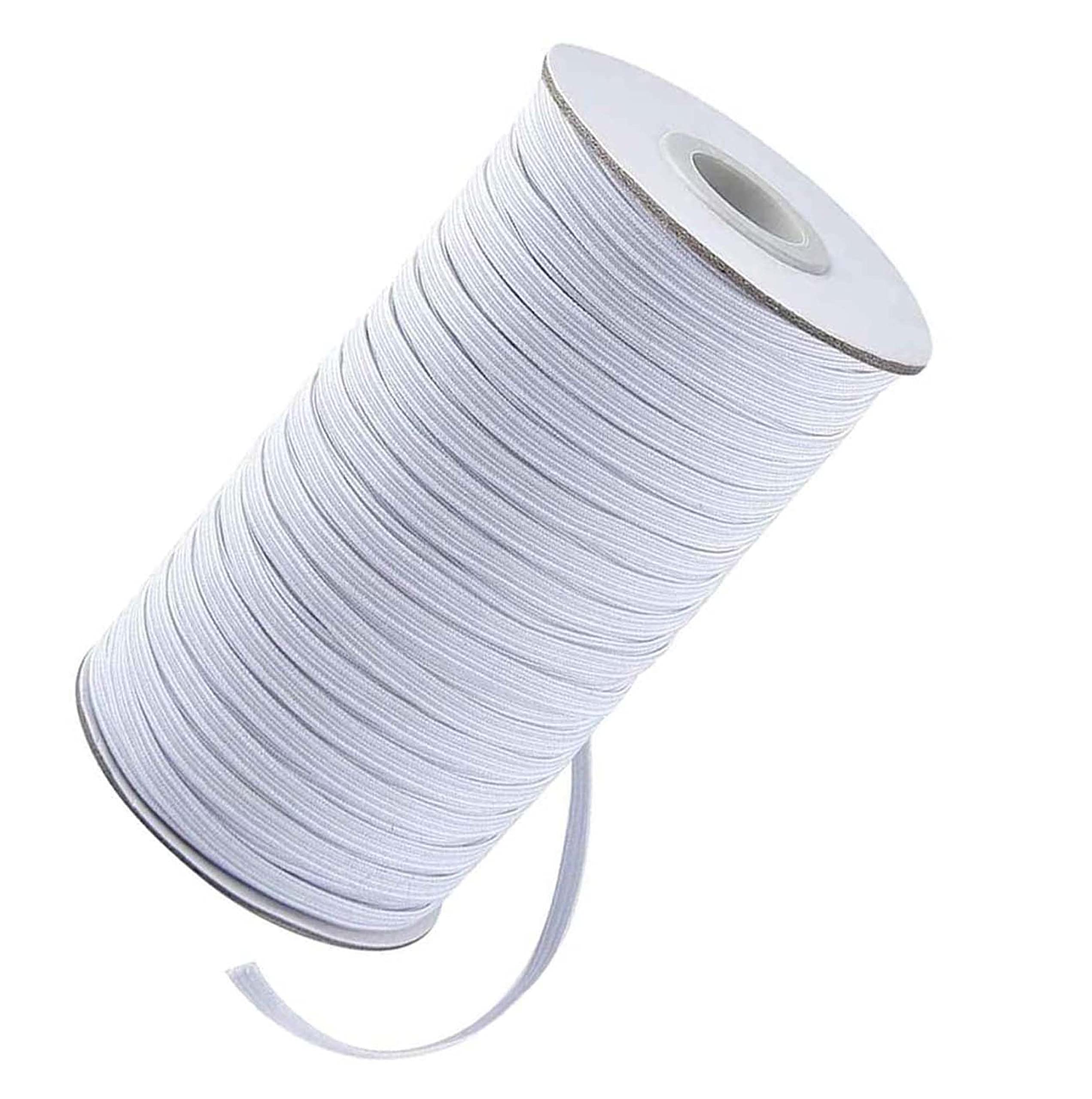 VARDHMAN PRANSUNITA Elastic Imported, 1/4 (Quarter) Inch Width, Used In Dresses, Pants, Lingrees, Children Frocks & Underwear, Tailoring, Sportswear, Belts Waist Bands, Suitcase Straps, 25 Mts Pack