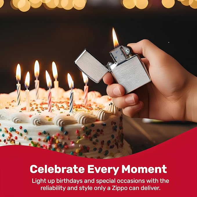 Encendedor Zippo Classic Brushed Chrome miniatura 9