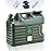 UPWOIGH 5 Gallon Water Jug, Camping Water Container, Truly No Leakage Water Storage with Spigot, Large Military Green Water Tank,BPA Free Portable Overlanding Gear for Outdoors,Hiking