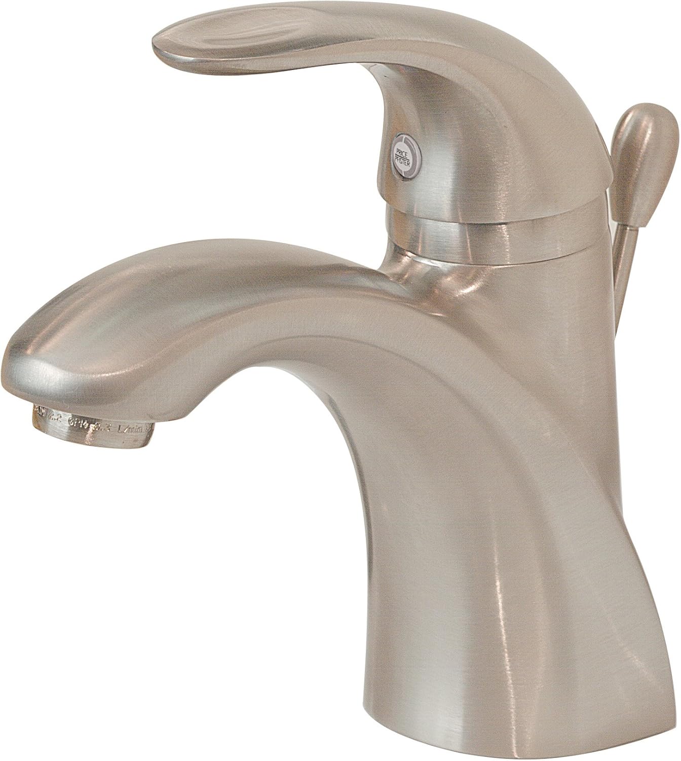Pfister LG42-AMCK Parisa Single Control 4" Centerset Bathroom Faucet in Brushed Nickel, 1.2gpm