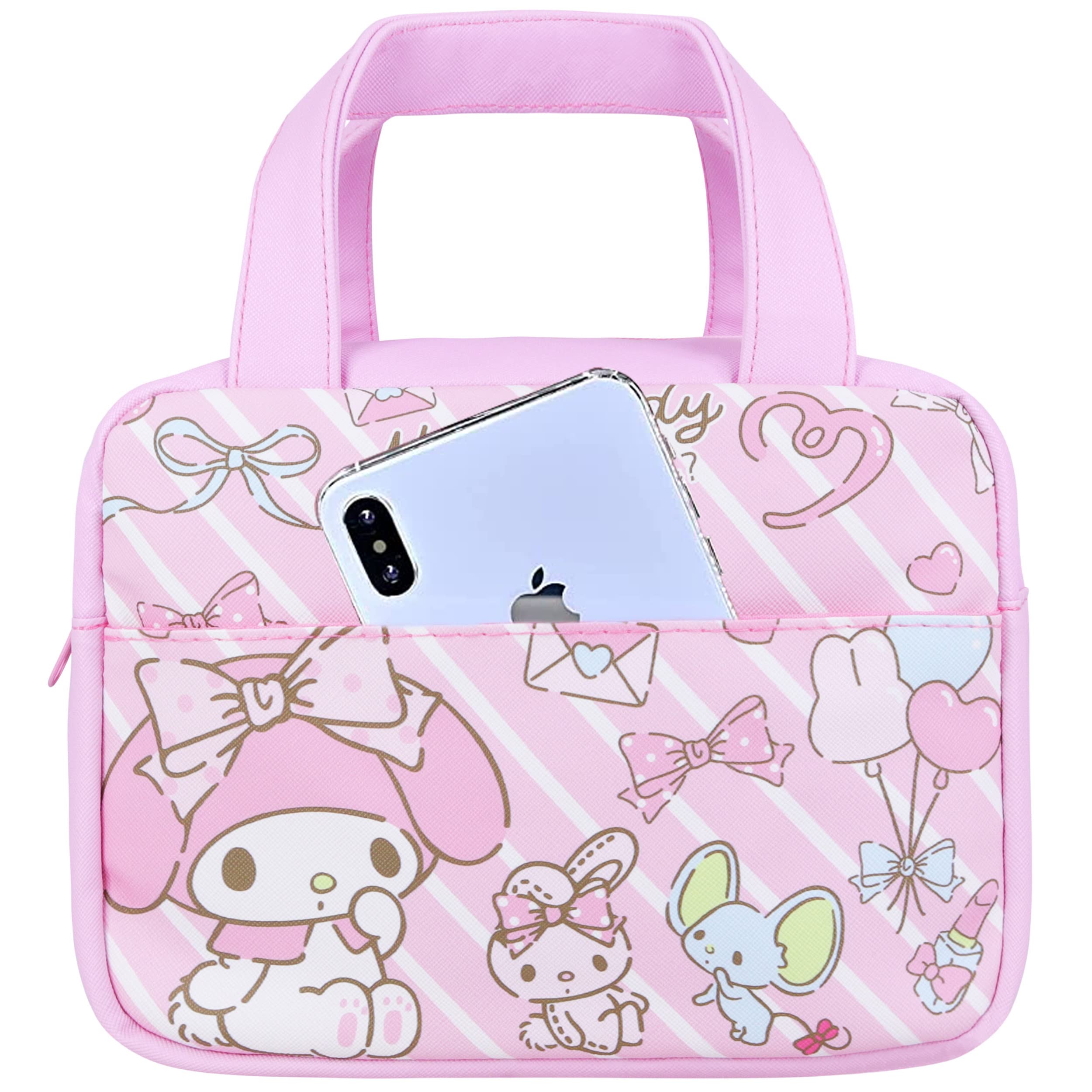 Sac à Déjeuner Isotherme Portable Anime Ponyo - Noir - Adulte - Rectangulaire - Contemporain - Design - Maison