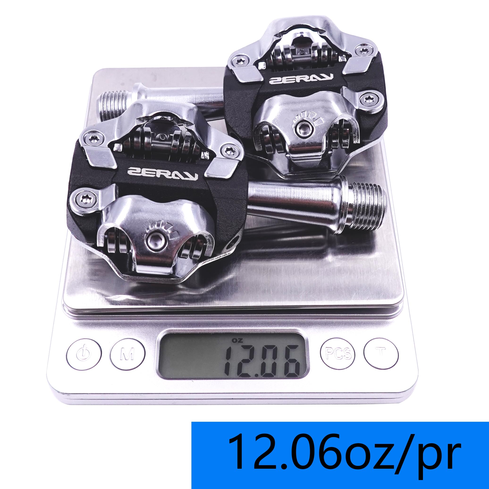 Pedales sin clip para bicicleta de montaña con tacos compatibles con tacos Shimano SPD-SH51