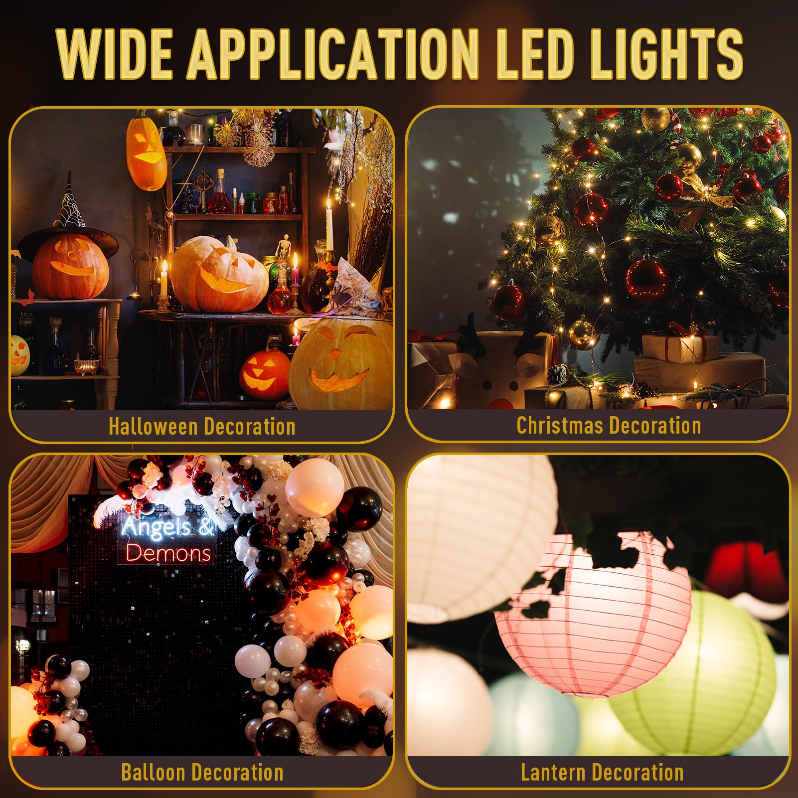 LIHAO 30 Piezas Mini Led Blanco Cálido para Globo, Redonda Luces de Farolillos de Papel, para Boda, Cumpleaños, Fiesta Exterior e Interior