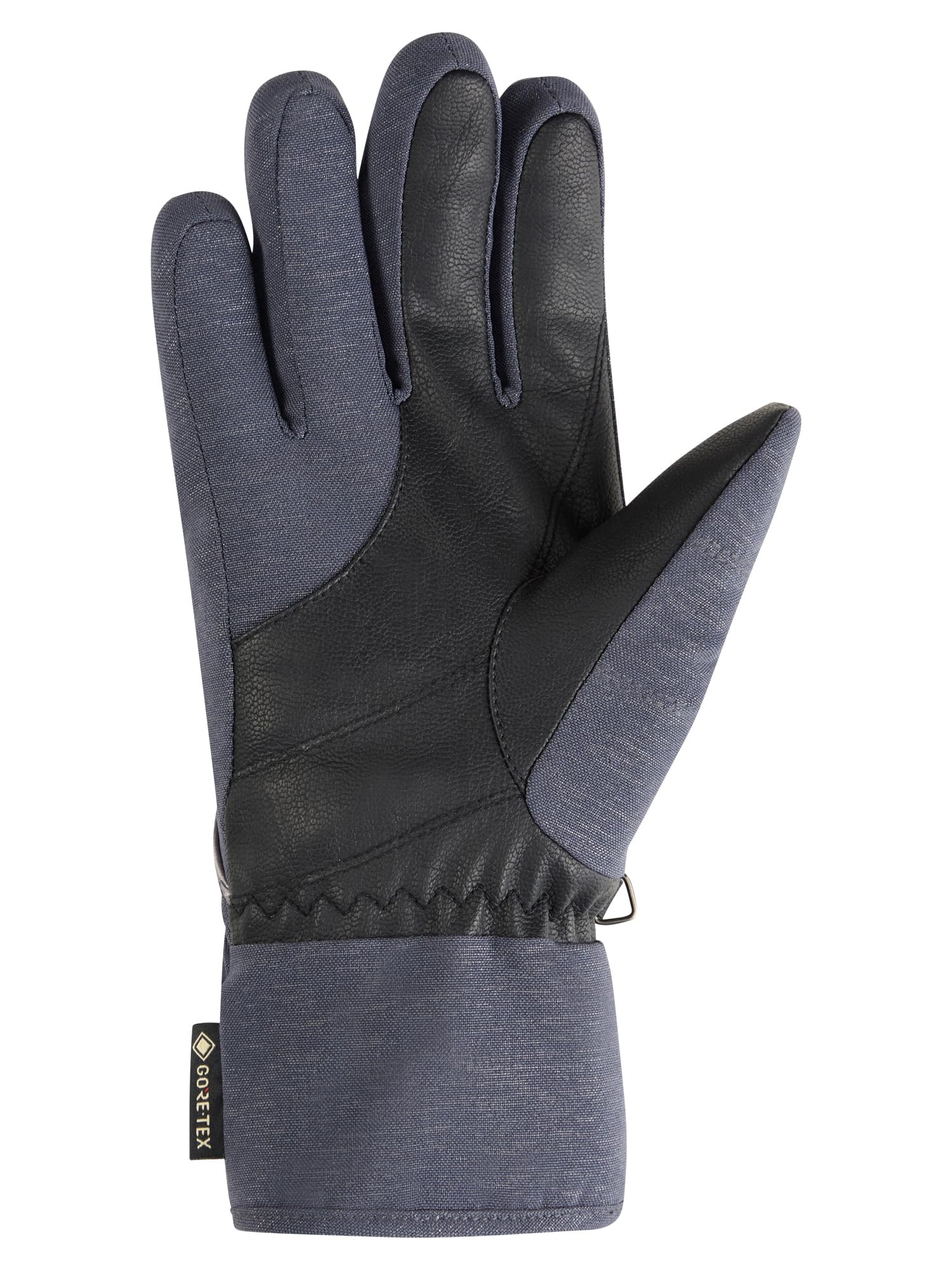 Ziener Damen KATIMA-Z Ski-Handschuhe/Wintersport | Gore-Tex, PFC frei, Gray Ink Spark, 8