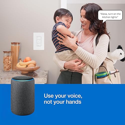 Miniatura 9 de Lutron Caseta - Kit original de interruptor de atenuación inteligente, 2 interruptores de atenuación, 2 placas de pared, 2 controles remotos, 2