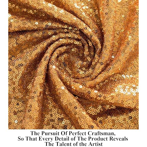 gold glitter fabric for dresses Gold Stretch Glitter Fabric main image 0