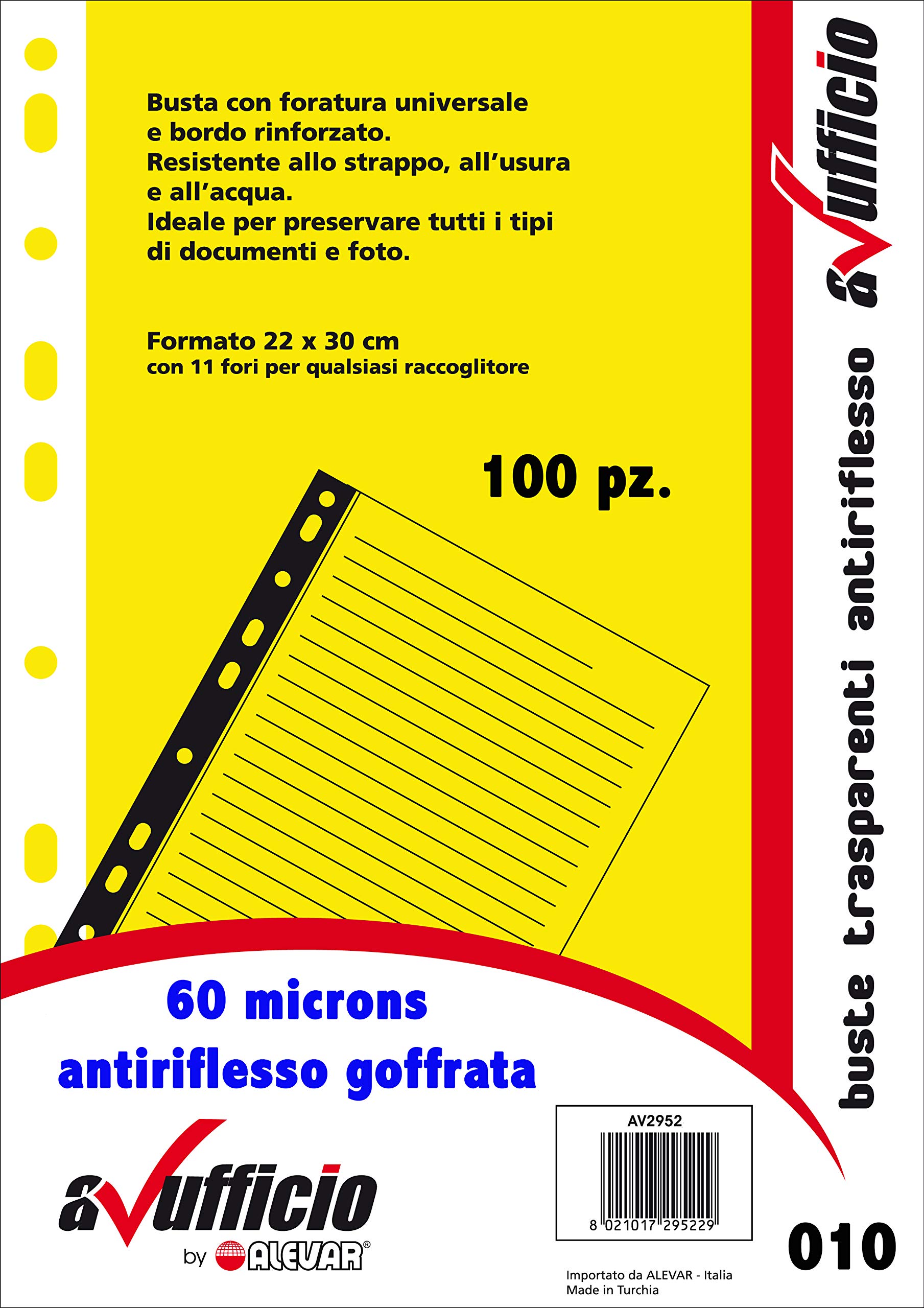 Universal Punched Envelopes Embossed 010 Conf. 100 pcs.