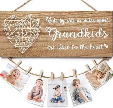 Best Grandma Gifts Mothers Day Gifts for Grandma Picture Frame, Birthday Gift for Nana from Grandchildren Granddaughter Grandson,Grandkids Photo Holder Grandpa Gigi Nana Gift for Mothers Day Christmas