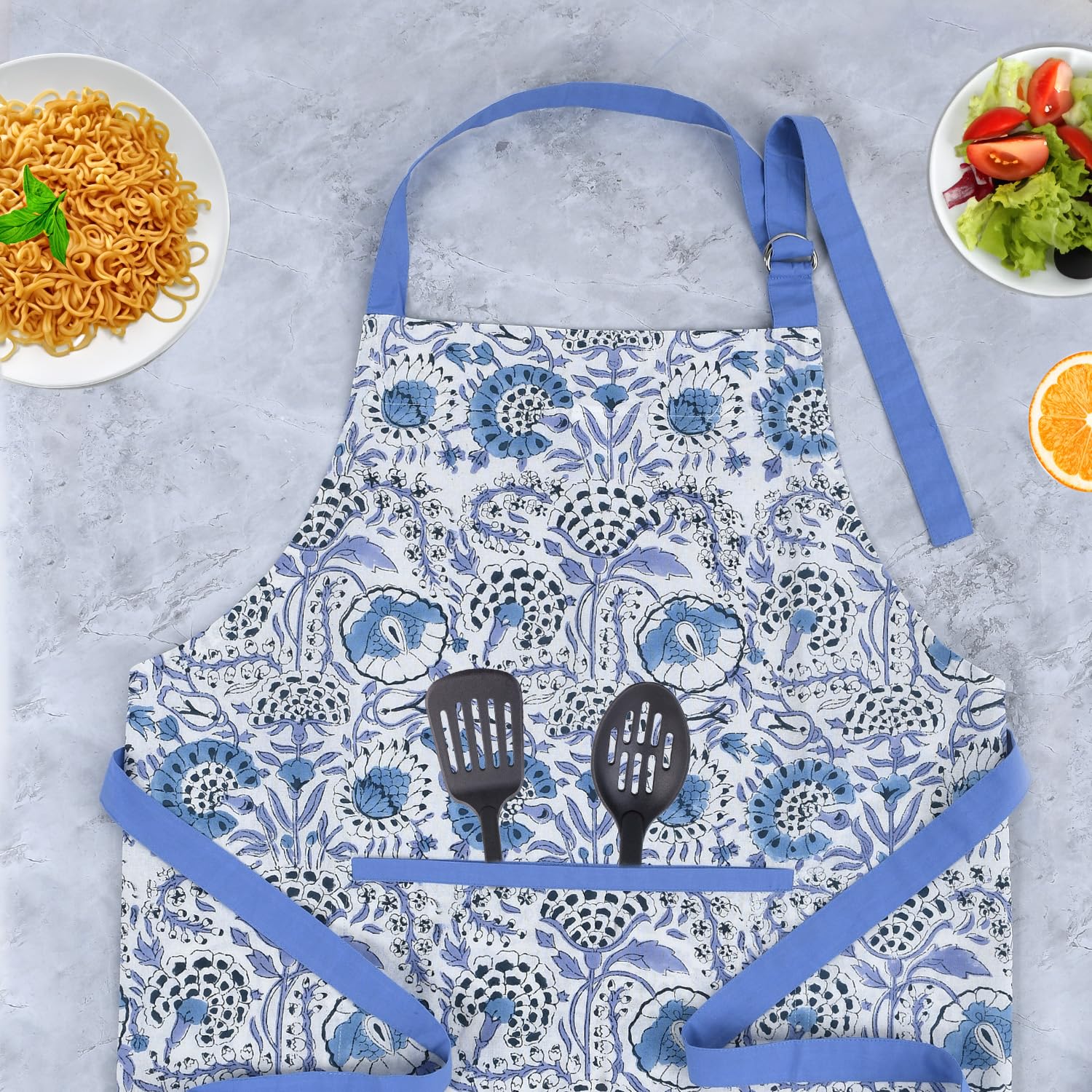 CPC COTTON PRINT CLUB Delantal de cocina unisex de ágata (paquete de 1)