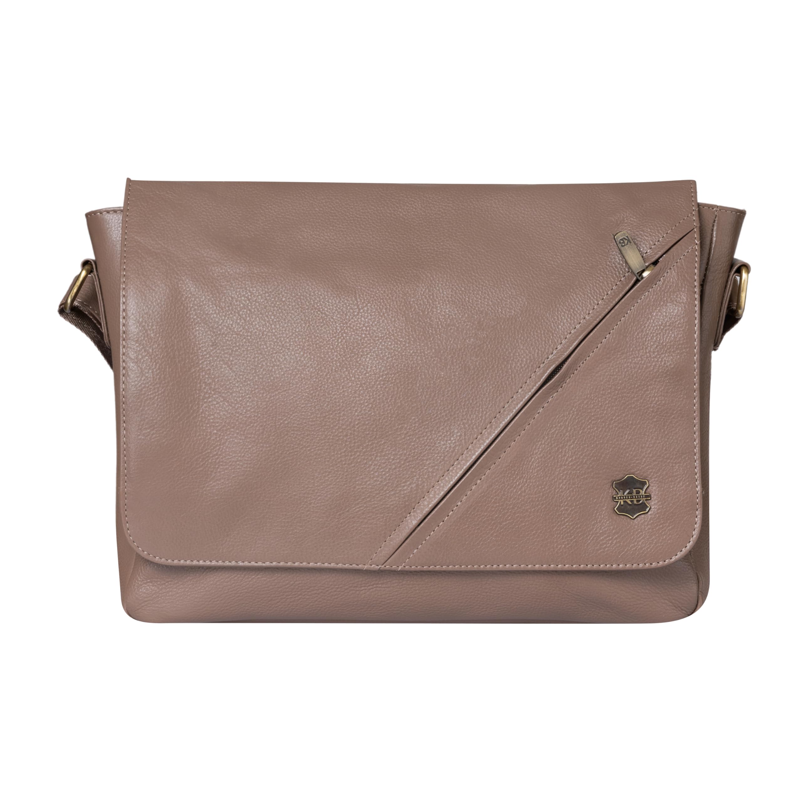kruger-brent Hades Genuine Leather Men Women Messenger Bag for Professionals & Students | Shoulder Strap With Flap Closure-picture-11