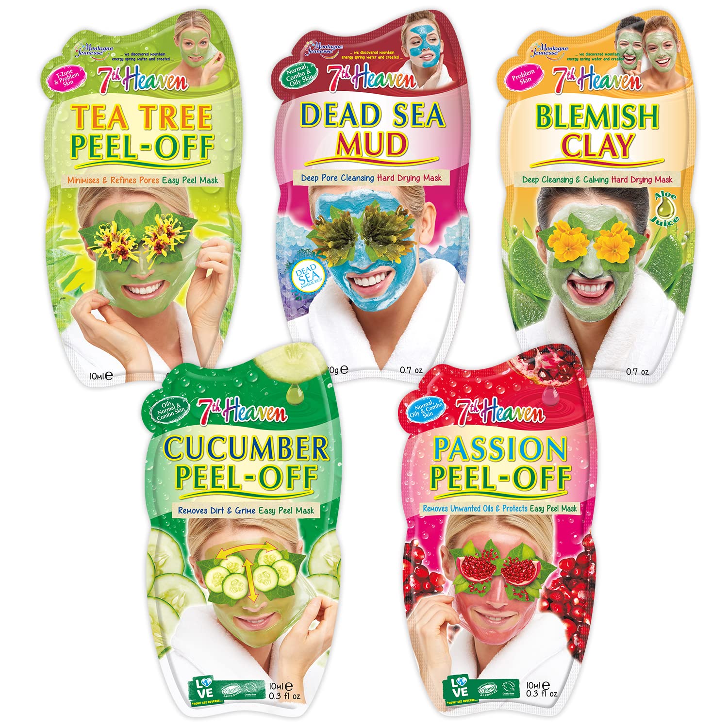 MONTAGNE JEUNESSE Exfoliating & Cleansing Masks, 230 ml