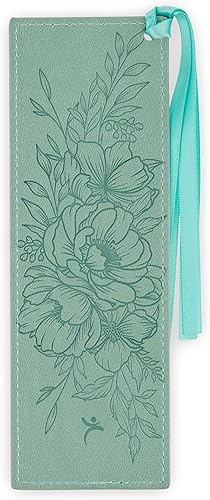 Miniatura 190 de Christian Art Gifts - Separador de piel sintética con cinta de satén y verso bíblico inspirador para mujeres y hombres, Marrón - Proverbios 31 Mujer