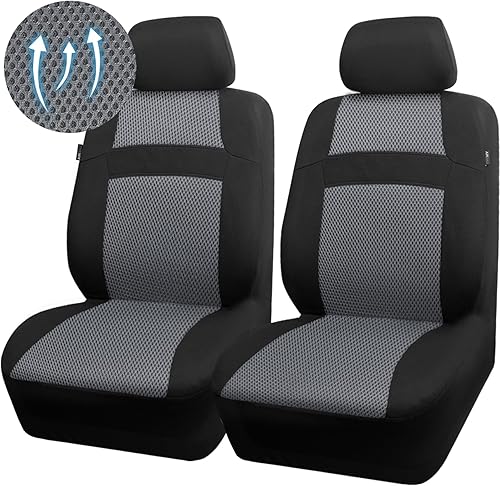 Miniatura 7 de CAR PASS Fundas de Asiento de Automóvil de Malla de Aire Solo para Asientos Delanteros, Fundas de Asiento Universales para Automóvil que se Ajustan