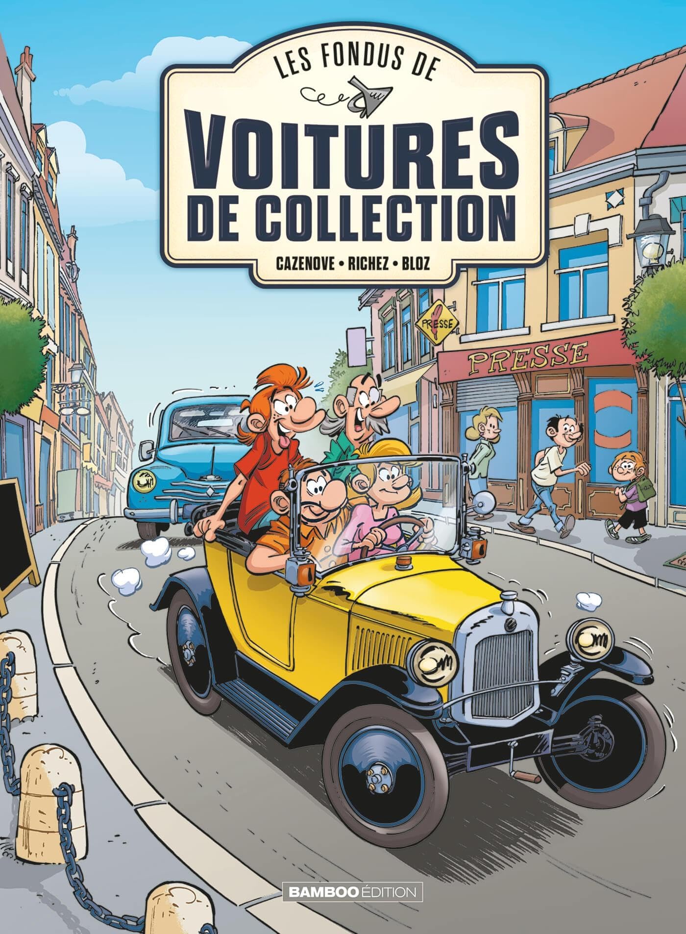 Les Fondus de voitures de collection - intégrale -  Bloz - Bamboo Eds - cartonné - Bande dessinée