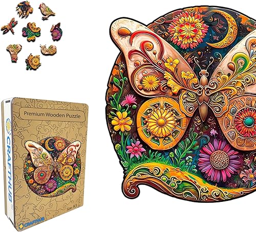 Rompecabezas de madera de animales para adultos, gato escocés de pelo corto A3 con 135 piezas, rompecabezas con formas de animales únicas, 10.7 x