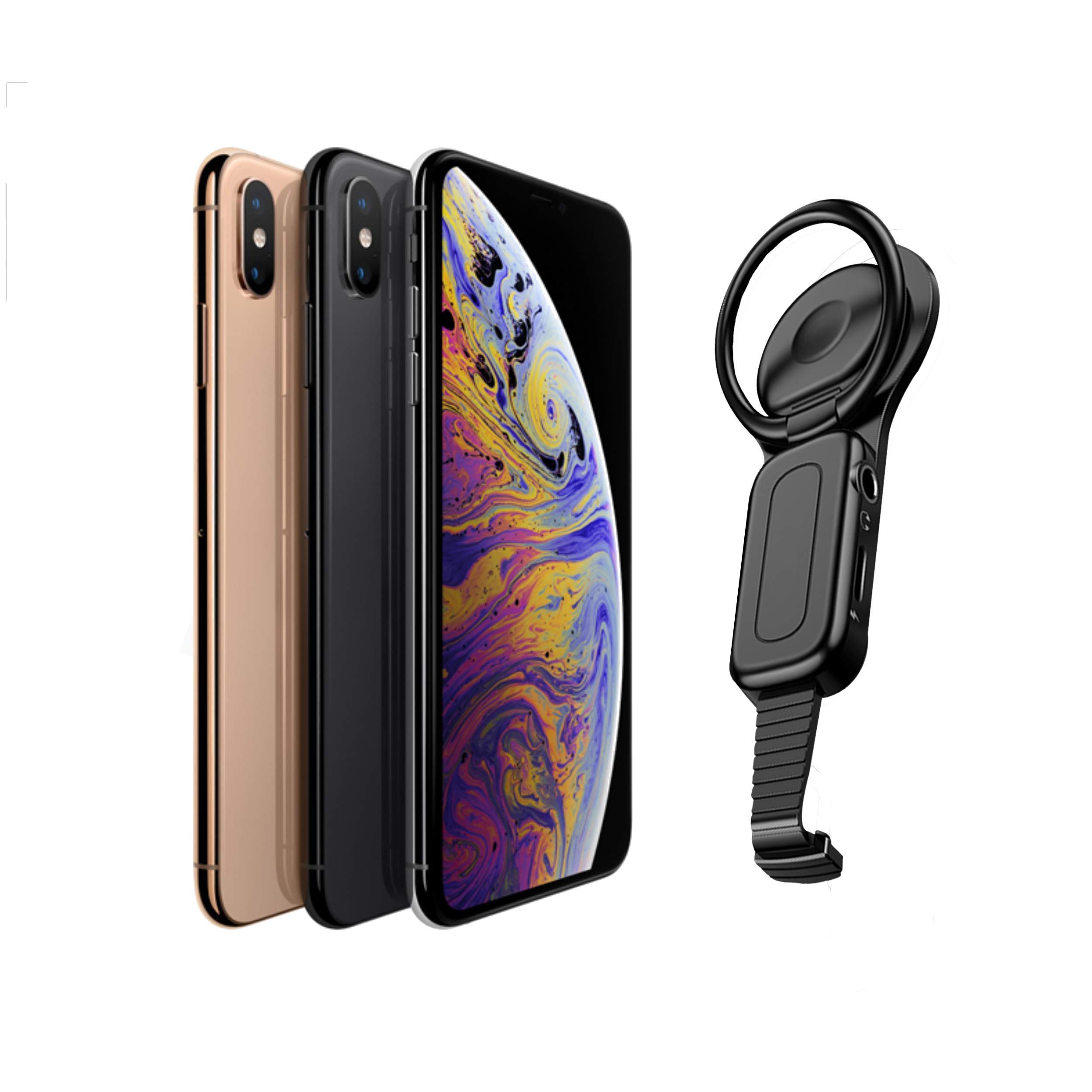 Tds Tech i Phone Holder / Phone Grip Holder Ring for Phone, for Car, or Home w/ IPhone Aux Adapter