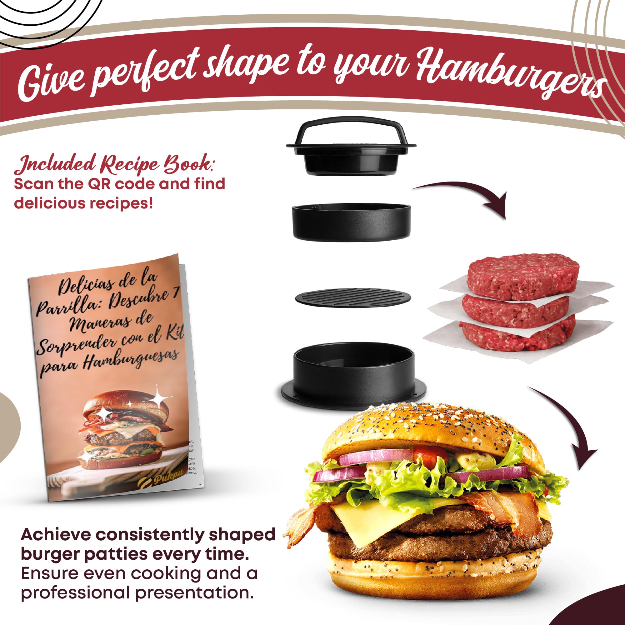 Smash Burger Plastikowy Duży