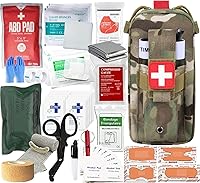 Vista 1 de Med Kit Trauma Kit Bleeding Contral Pack, Emergency Survival First Aid Kits EMT IFAK Medical Kit for Severe Bleeding Control Military Camping and