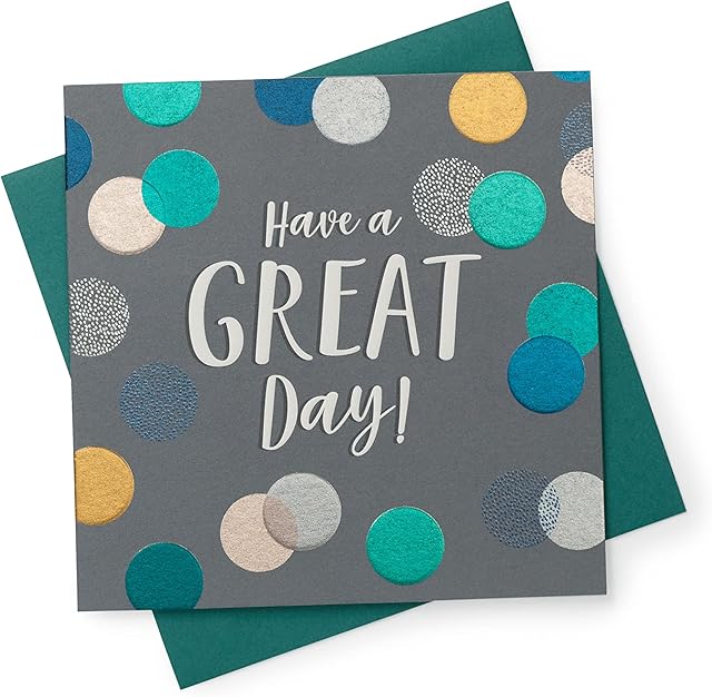 Kindred Birthday Card for Him - Men's Birthday Card - Birthday Card for Friend - Birthday Celebration Card - Have a Great Day!, Multi, 633039-0-1