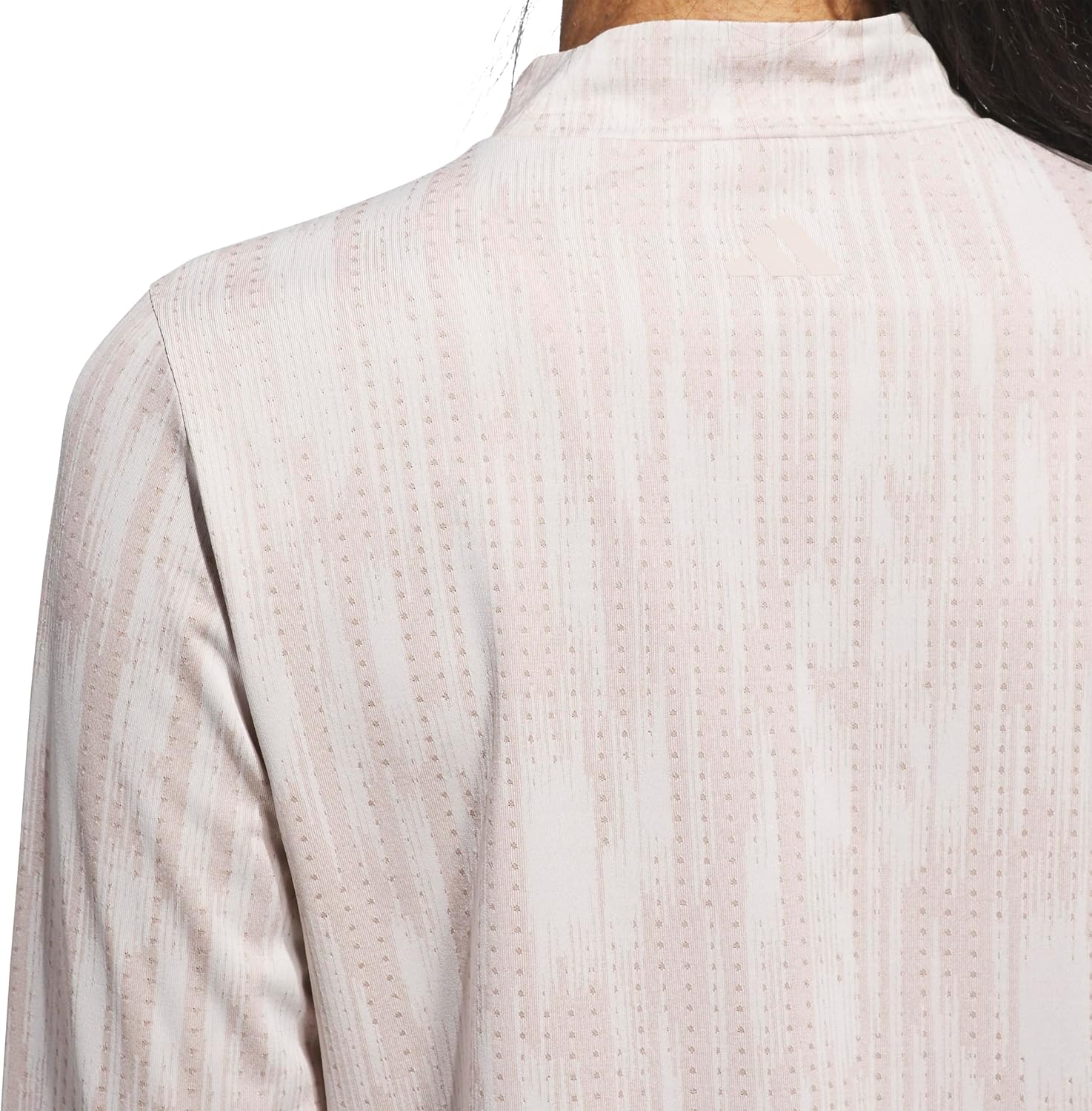 adidas Women's Ultimate365 Jacquard Long Sleeve Mock Neck Top