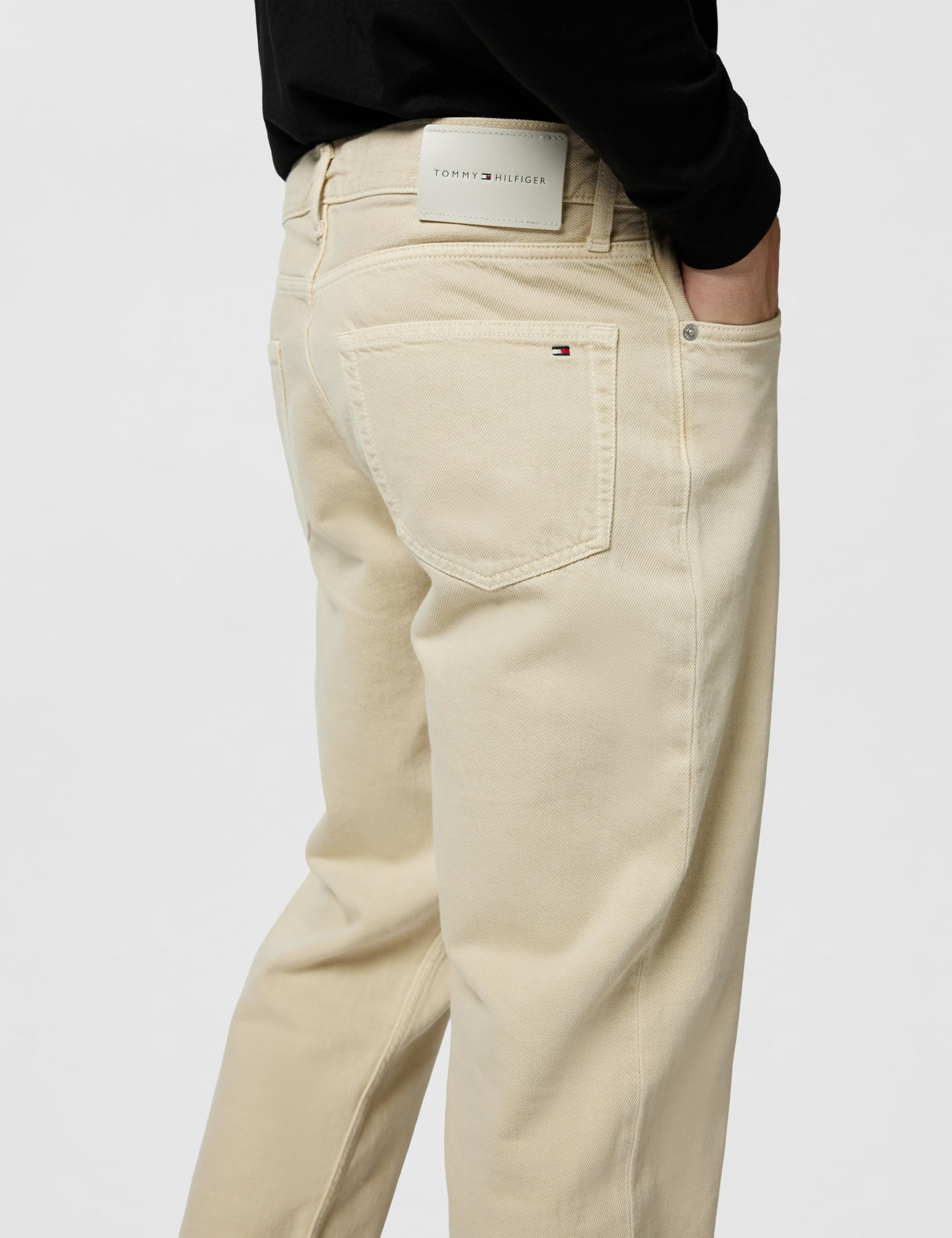 Tommy Hilfiger Herren Jeans Hose Tapered Harlem Mid Rise