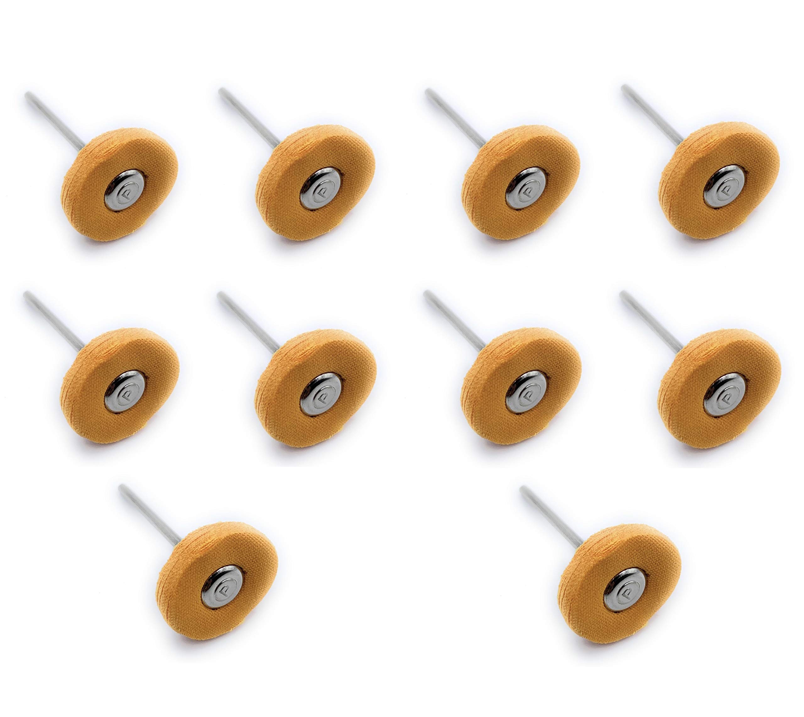 Aone Mounted Muslin Cloth Buff Yellow 10pcs for Polishing/Buffing/Cleaning for Dremel Rotary Tool, Micro Hand Motor, Polishing Motor for Jewellery Making, Watchmaking, Model Making & Hobby Craft DIY (B08DRNYN23) Amazon Price History, Amazon Price Tracker